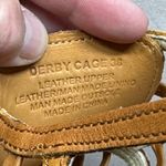 Rollie Nation Tan Leather Derby Cage Lace Up Shoes Size 7 Photo 12