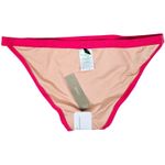 J.Crew Ribbed-trim hipster full-coverage bikini bottom in Wild Hibiscus S NWT Photo 3