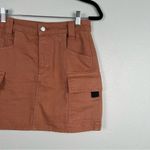 Topshop  Cargo‎ Style Terracotta Mini Skirt Sz 2 Photo 1