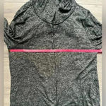 Athleta Gray Duster Open Cardigan Long Hood Activewear Yoga Cozy Size M Photo 7