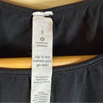 Lululemon  Play off the Pleats‎ Black Long Sleeve Size 8 Activewear Outdoor Photo 1