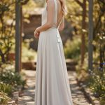 Show Me Your Mumu NWT Jenn Maxi Dress Show me the ring crisp Blush Pink S Photo 3