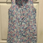Vineyard Vines  Pineapple Print Sleeveless Linen Shirt Dress Women’s‎ Size 2 Photo 0