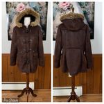 Marc New York Gorgeous Coyote Fur Trim Toggle Coat! Photo 1