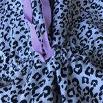 Victoria's Secret Sleepshirt Medium Leopard Print Cinched Waist Ties Fro… Photo 3
