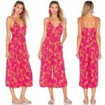 Free People Hot Tropics Wide Leg Cropped Jumpsuit Size Small Photo 1
