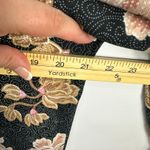 Maison dAmelie Paris Floral Puff Sleeve Top L‎ Black Pink Boho Cottage Romantic Size L Photo 4