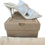 Dolce Vita Mandel Pearl Heels in Ivory Mesh Women’s Size 8.5 Photo 6