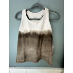 Athleta Shanti Tank Top Womens Sz 2X Watercolor Stripe Crop Racerback Yoga Gym Photo 1