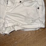 Charlotte Russe  White Distressed Jean Shorts Photo 2