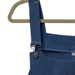 NWT Large Patch‎ Pocket Romper Sz Large Cotton Linen Blend Blue Photo 1