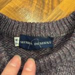 High Sierra Sierra designs women’s wool nylon blend sweater heathered purple‎ women large Photo 2