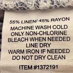 Briggs New York ‎ High Waist Blue and White Shorts size XL women’s linen blend Photo 4