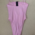 Pink One Piece Full Swim Suit Photo 1