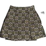 Modcloth Skirt 4 Good As Gold Retro Mini Pleated Jacquard 60s Festive Party New Photo 0