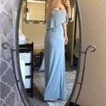 Show Me Your Mumu NWT  Caitlin ruffle maxi dress in steel blue SMALL Photo 2