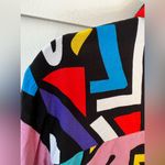 Big Dart Keith Haring Shirt Abstract Wearable Art Funky Print Festival Size 10 Photo 8