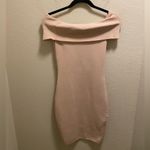 Hello Molly  Pale Pink Everybody Loves Me Off The Shoulder Mini Dress Size S/M Photo 5