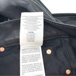 Mother Denim The Muse Pick of the Litter Black Faux Leather Skinny Jeans Size 28 Photo 7