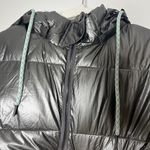 Pilcro Anthropologie Cropped Puffer Vest Metallic Sz S EUC Photo 3