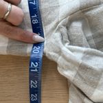 Vintage JH Collectibles 100% Linen Gingham Cropped Women Blazer Size 12 Brown Photo 9