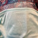 Bobbie Brooks Colorful Patterned Lightweight Sheer Lined Yoke Summer Top NWT Blue Size 2X Photo 6