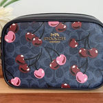 Coach NWT‎  Jamie Camera Bag In Signature Canvas With Cherry Print Photo 0