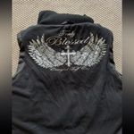 Cowgirl Women's Full Zip Black Western‎ Puffer Vest Embroidered Size Medium Photo 7