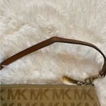 Michael Michael Kors Signature Monogram Wristlet Wallet Purse Tan Photo 7