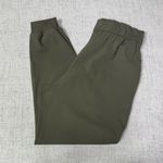 Lululemon Stretch High Rise Jogger Pant Luxtreme Dark Olive Green Size 12 Photo 5