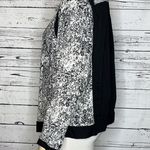 Style & Co . Woman NWT Size 3X Black & White Speckled Zip Front Jacket Photo 2