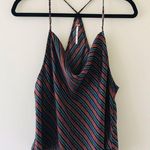 Free People Stevie Cowl Neck Flowy Striped Tank Top Photo 15