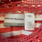 Alfred Dunner Petite  coral striped top Photo 4