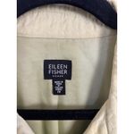 Eileen Fisher  Light Green Quilted Button Front Jacket Size 1X FLAWS Cotton Blend Photo 2