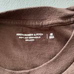 Abercrombie & Fitch Brown Relaxed Fit Tee M Soft A&F Essentials Minimalist Unise Photo 2