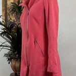 INC International Concepts Women's Coat Small Hot Pink Lined Full Zipper Pocket Photo 3