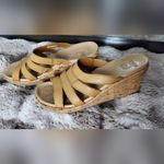 Crocs Aleigh Leather Wedge Sandal Women’s Size:8 Photo 2