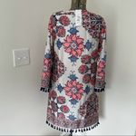 NWT Jade Melody Tam Orange Patterned Lace Up Dress Photo 2