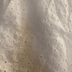 SheIn Womens White Eyelet Shorts M Medium Waist 28” By Beach Coastal Photo 1