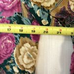 Vtg Lady Carol Petites of NY Open Cardigan‎ Jacket Sz 8 Boho Floral 3/4 Sleeves Black Photo 5