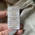 Free People Cream Button Down Shirt with Lace Accents Photo 4