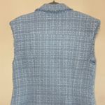 Maeve NWOT Anthropologie Tweed Sleeveless Blazer Mini Dress, Size 14 Photo 10