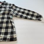 LL Bean Plaid Sherpa Fleece Lined Flannel Shirt Jacket Shacket Size LARGE Photo 7