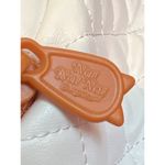 Na! Na! Na! Surprise Quilted Cat Face Purse Bag Metallic Orange White Design Photo 3