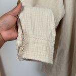 Aerie oversized Gauzy Coverup Shirt Photo 3