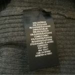 Alice + Olivia knit sleeveless turtleneck sweater dress charcoal wool drop waist L Photo 3