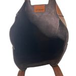 STAUD  Shirley Brown Leather Tote Bag Photo 5