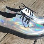 Urban Outfitters  Silver Halographic Womans Shoes Size 7 Photo 0