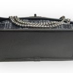 Artisan: new Alma Tonutti ✽ Tweed Turnlock Hardware Flap Bag ✽ Silver Chain ✽ Black Photo 5