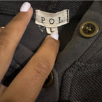 POL Charcoal Cropped Hoodie Photo 2